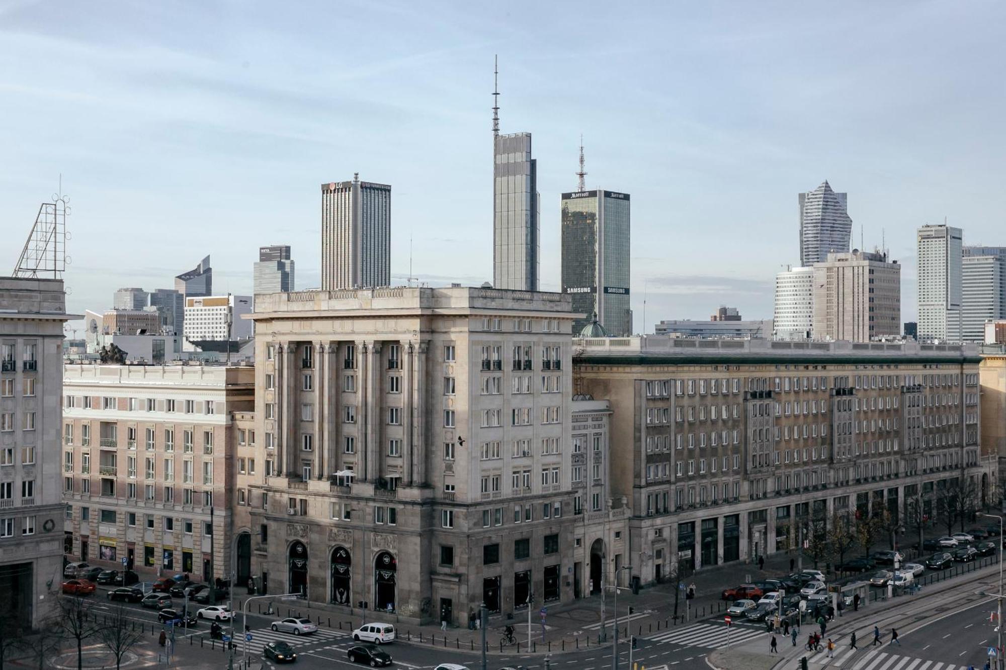 Plac Konstytucji 6 Orange: Warsaw Panorama Apartment with Free Parking Exterior photo
