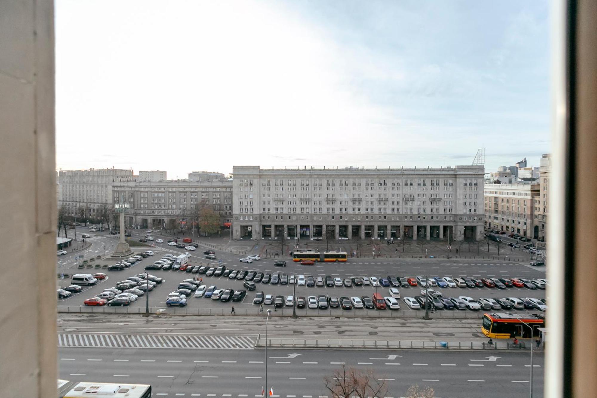 Plac Konstytucji 6 Orange: Warsaw Panorama Apartment with Free Parking Exterior photo