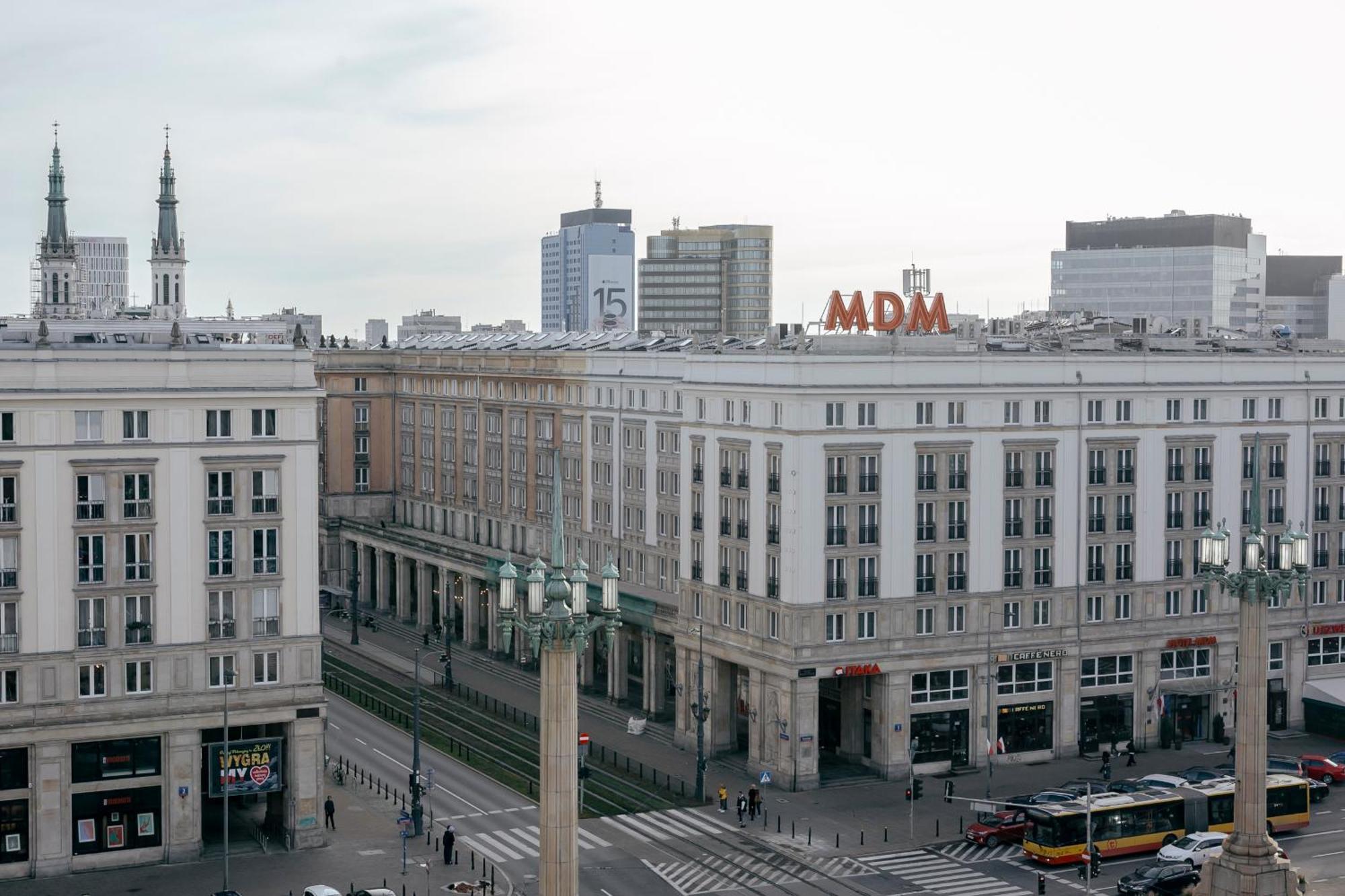 Plac Konstytucji 6 Orange: Warsaw Panorama Apartment with Free Parking Exterior photo
